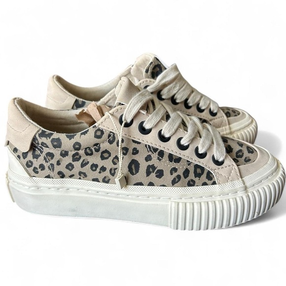 ZARA Kids Animal Print Platform Sneakers | Girls Size 32 / US 1 - Picture 3 of 6